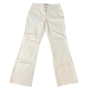 Chico’s Platinum Stretch Jeans Light Yellow Sz 1